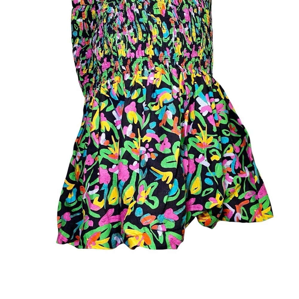 Tanya Taylor Vibrant Floral Bubble Mini Skirt - Picture 6 of 15